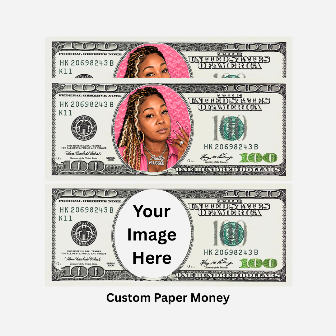 PAPER MONEY CLUTCH SET (Pink)