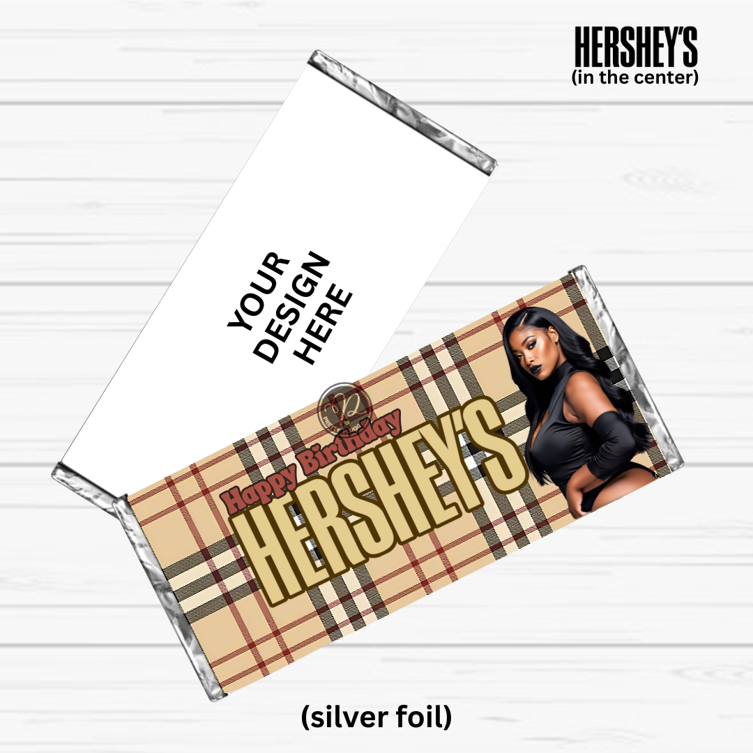 Personalized Hershey’s Candy Bar – Any Theme, Any Color (Set of 6)