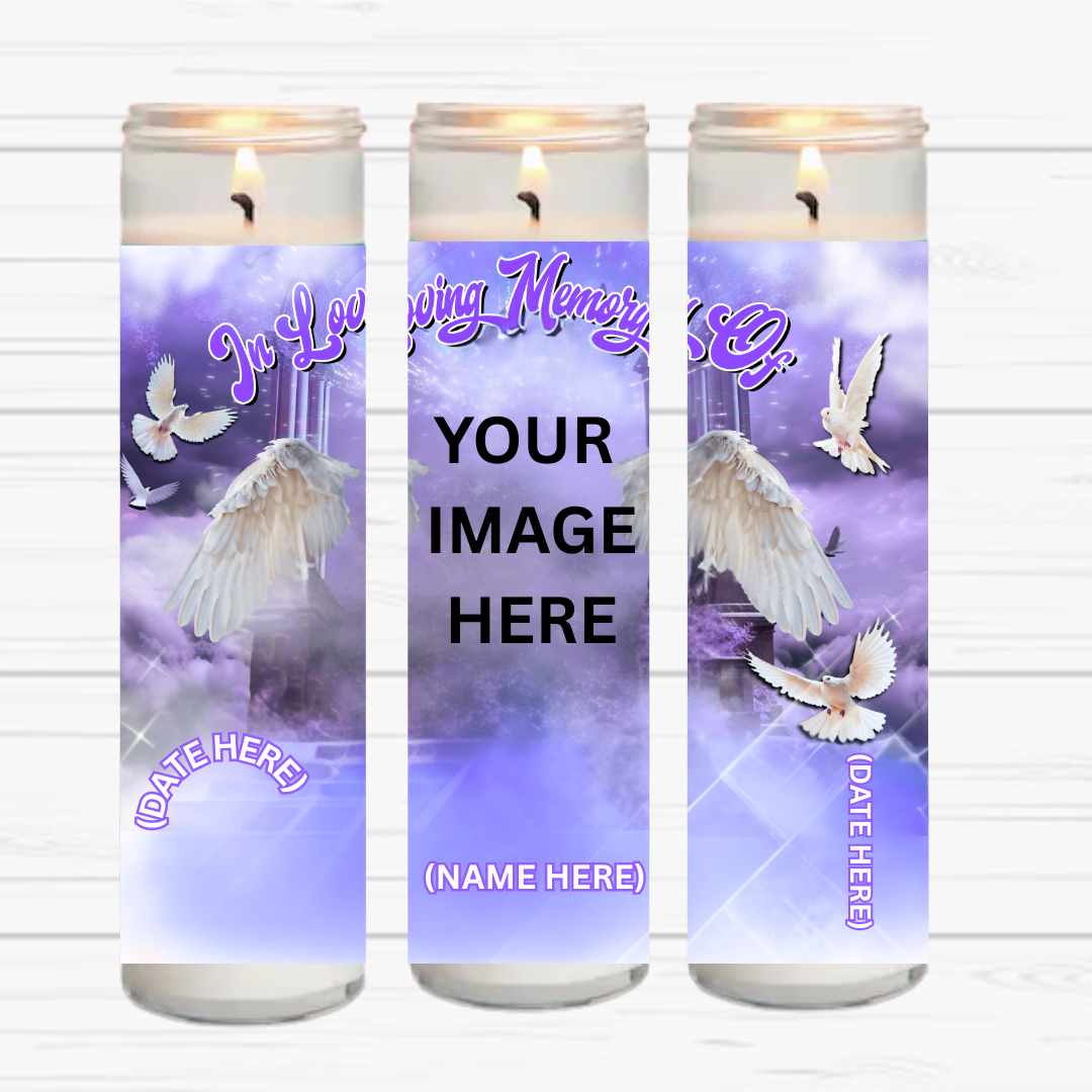 Memorial Candle – In Loving Memory Keepsake