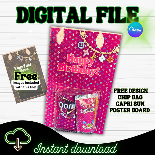CUSTOM LUXURY SNACK PACK TEMPLATE (Digital Download)