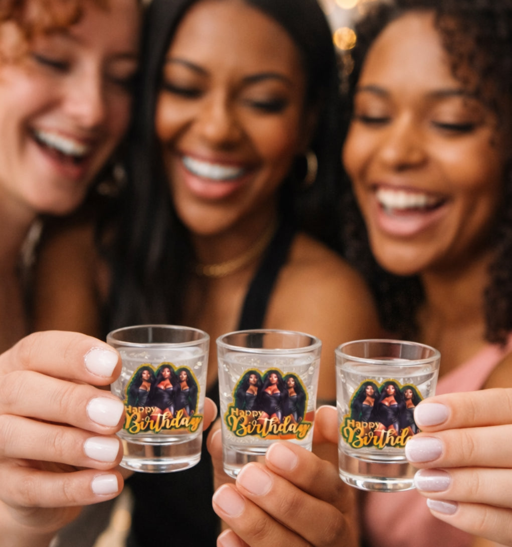 Personalized Design (Custom) Shot Glasses – Set of 6