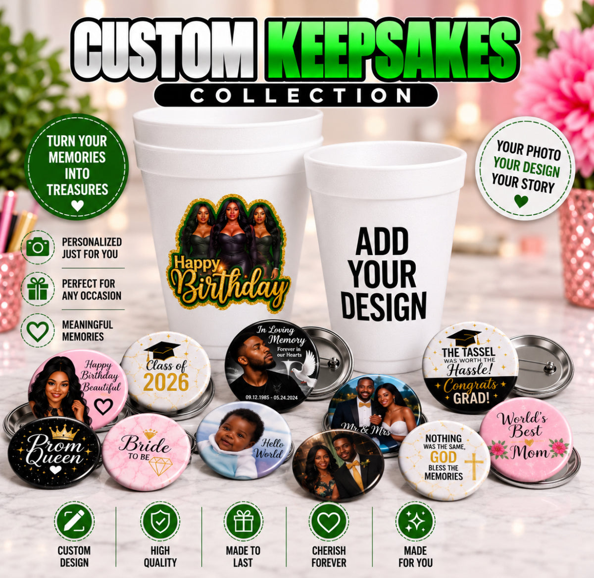Custom Keepsakes Collection