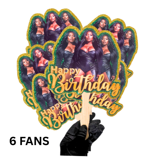 Party Bundle Custom Cups, Fans, Shot Glasses Personalized for Any Theme or Event