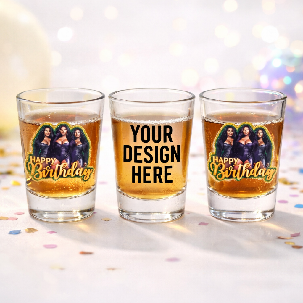 Personalized Design (Custom) Shot Glasses – Set of 6