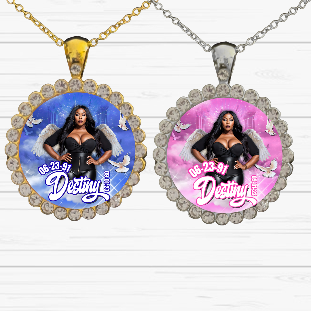 Memorial Pendant & chain