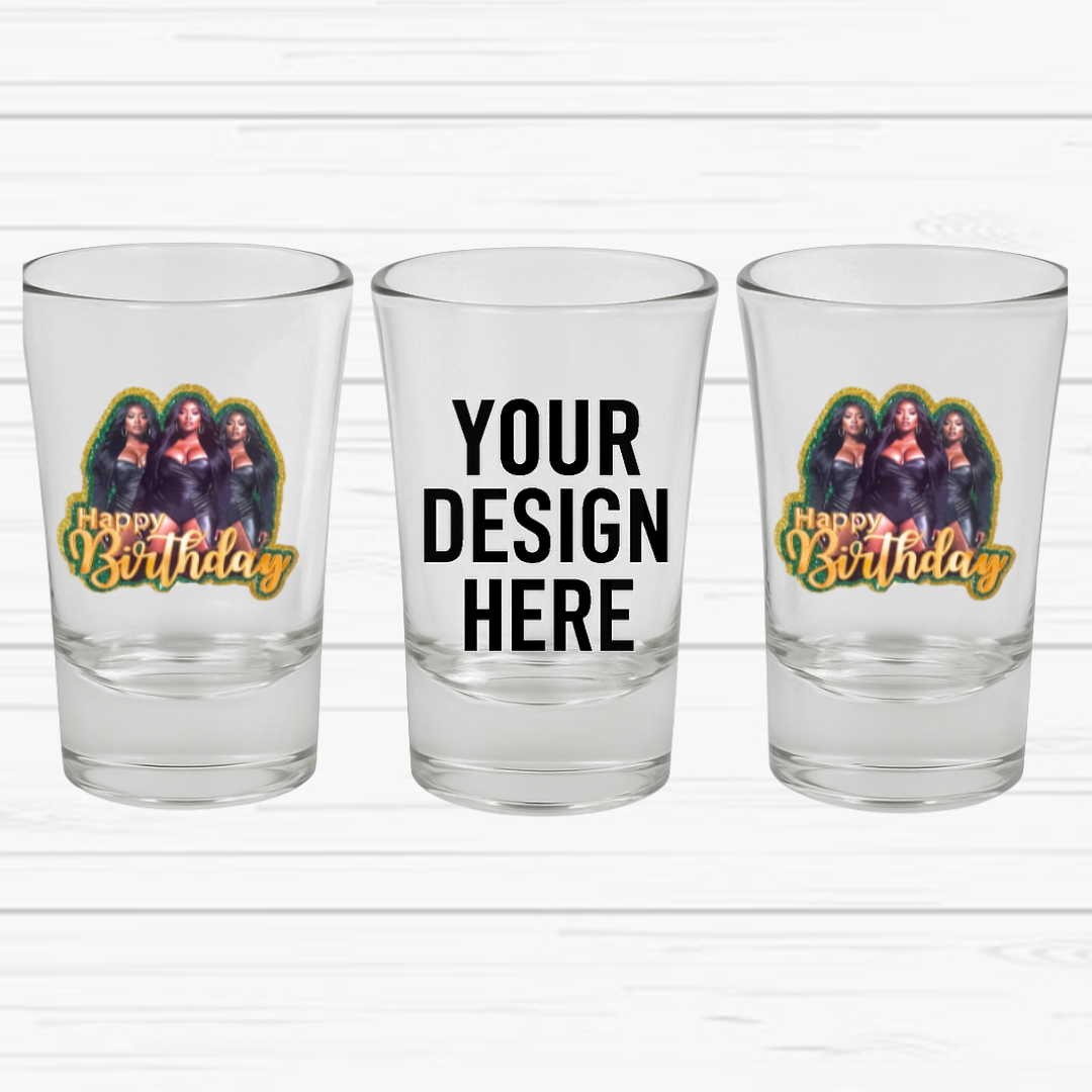Personalized Design (Custom) Shot Glasses – Set of 6