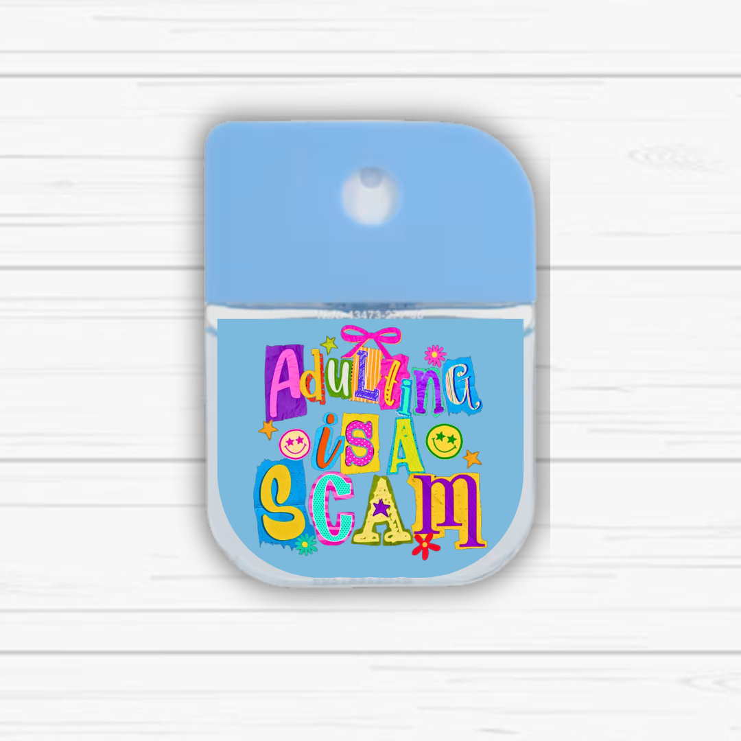 Hand Sanitizer Sticker Sheet (6 Stickers) Multiple Designs Available